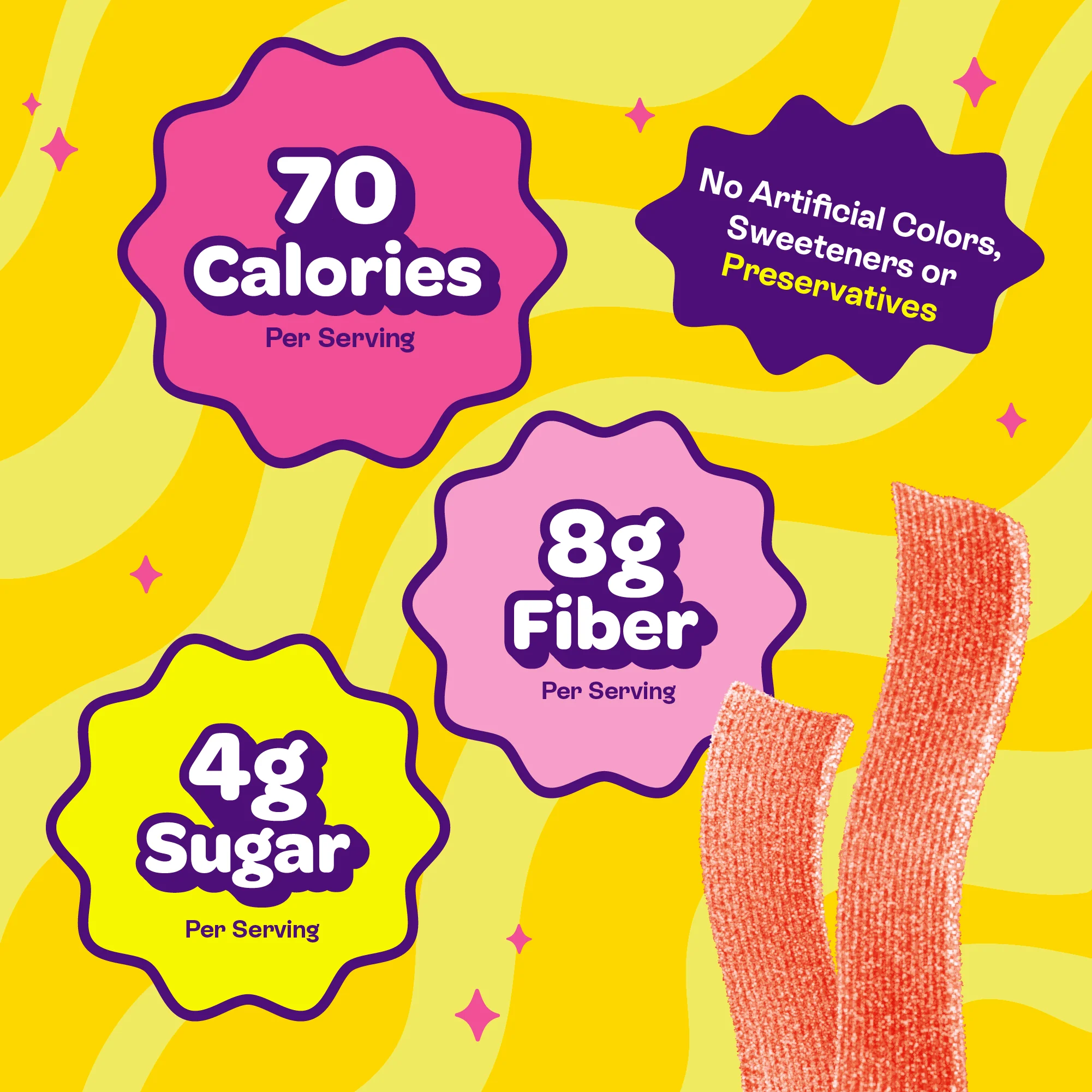 sour pink lemonade strips - Image 4