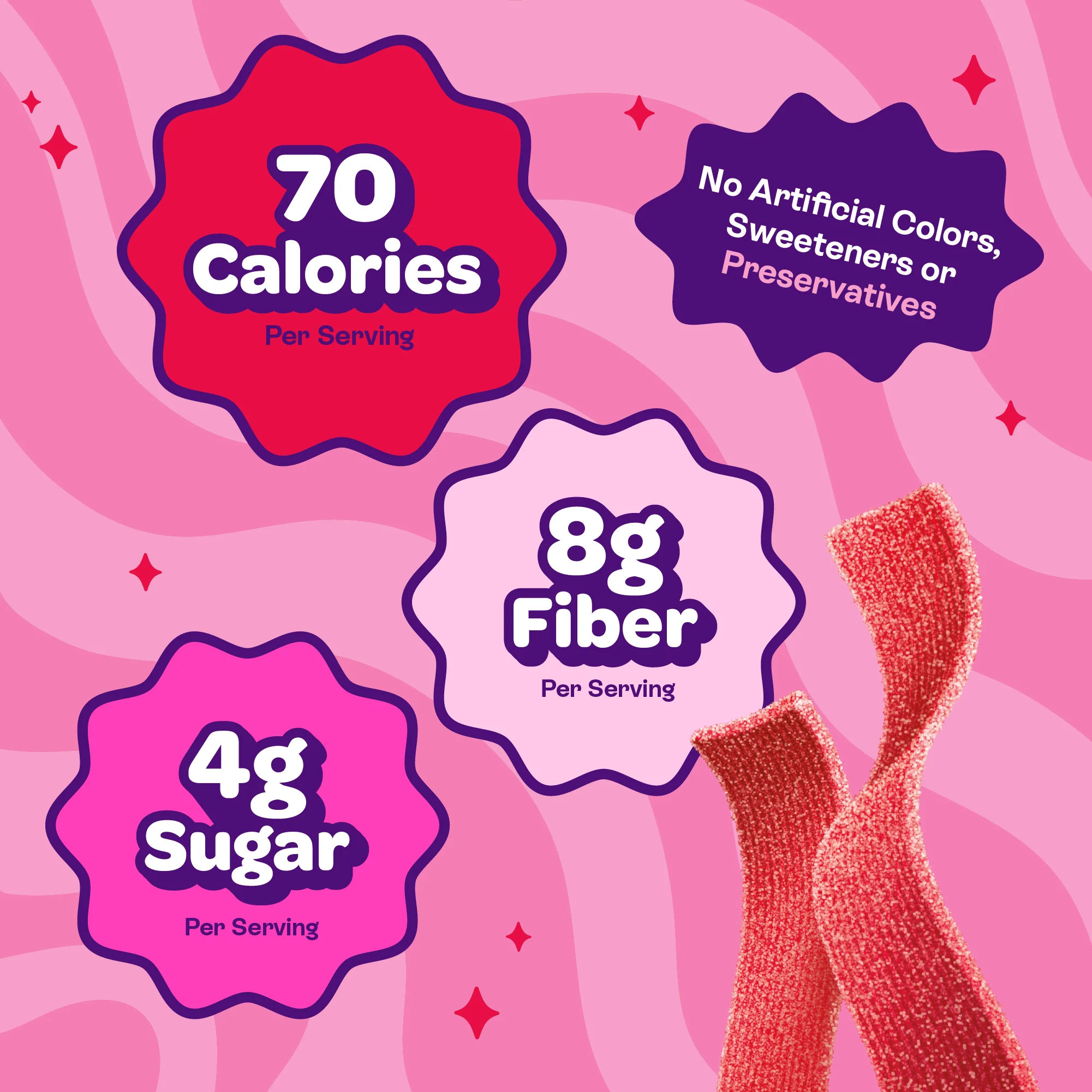 sour strawberry strips - Image 4